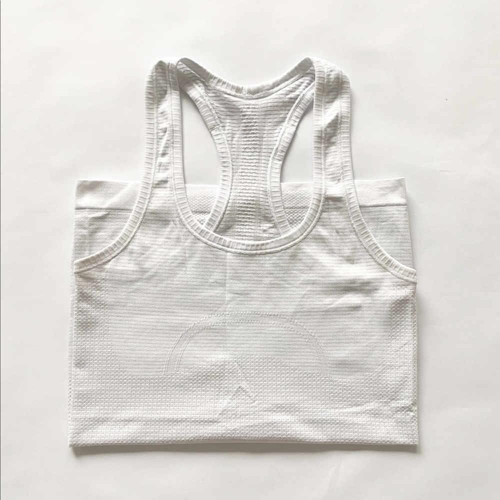 Lululemon White Swiftly Tech Tank Top